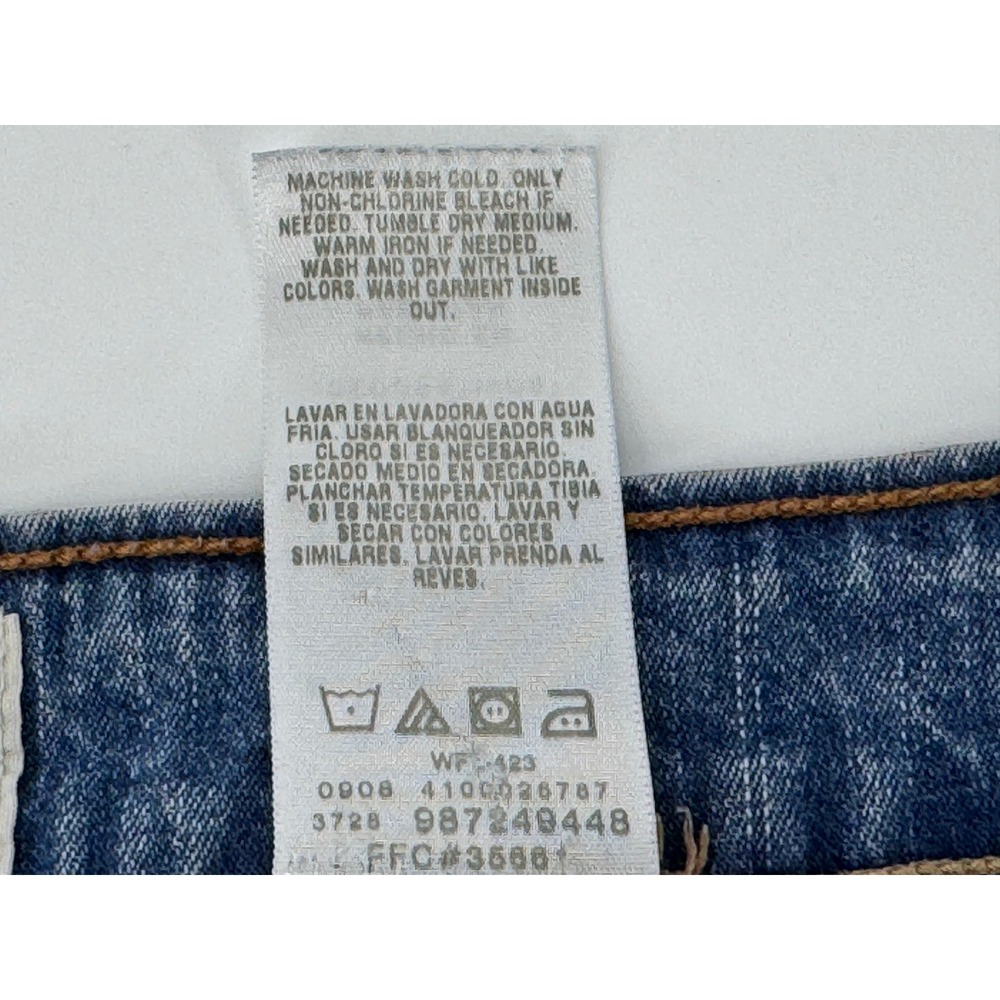 Levi Signature Bootcut Jeans Women's 18W Short Mid Rise Blue Denim‎ - Picture 11 of 16